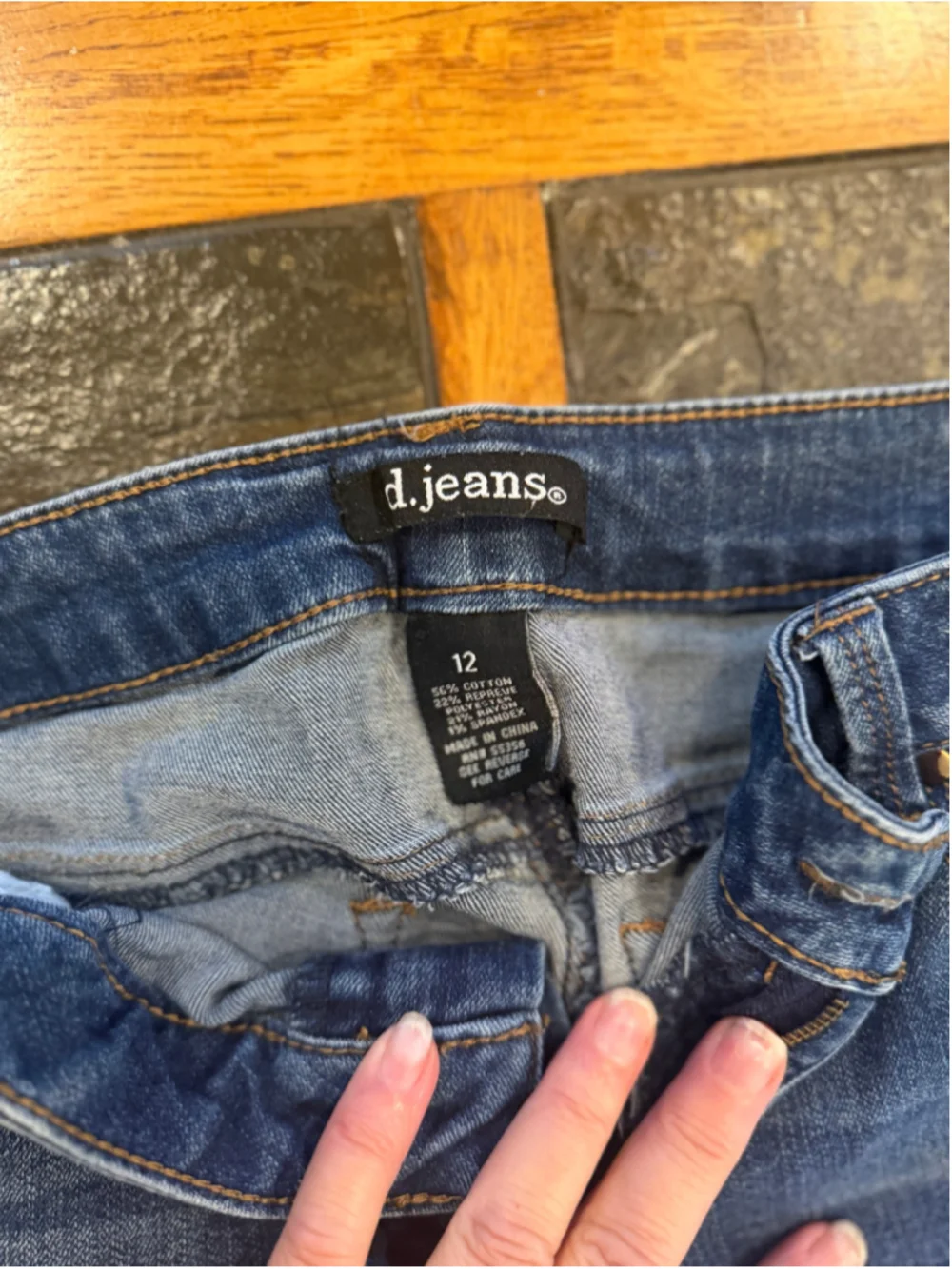 Women's d.jeans Blue Skinny Jeans Size 12